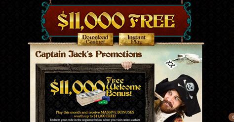 captain jack casino codes